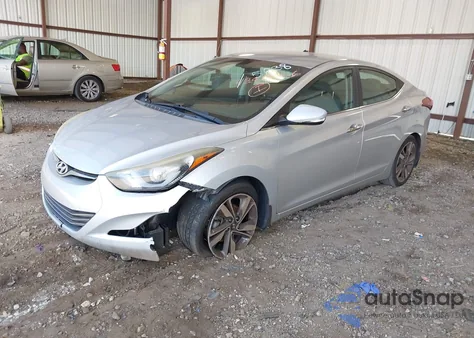 2014 Hyundai Elantra Limited из США, поврежденный, VIN 5NPDH4AE5EH485838